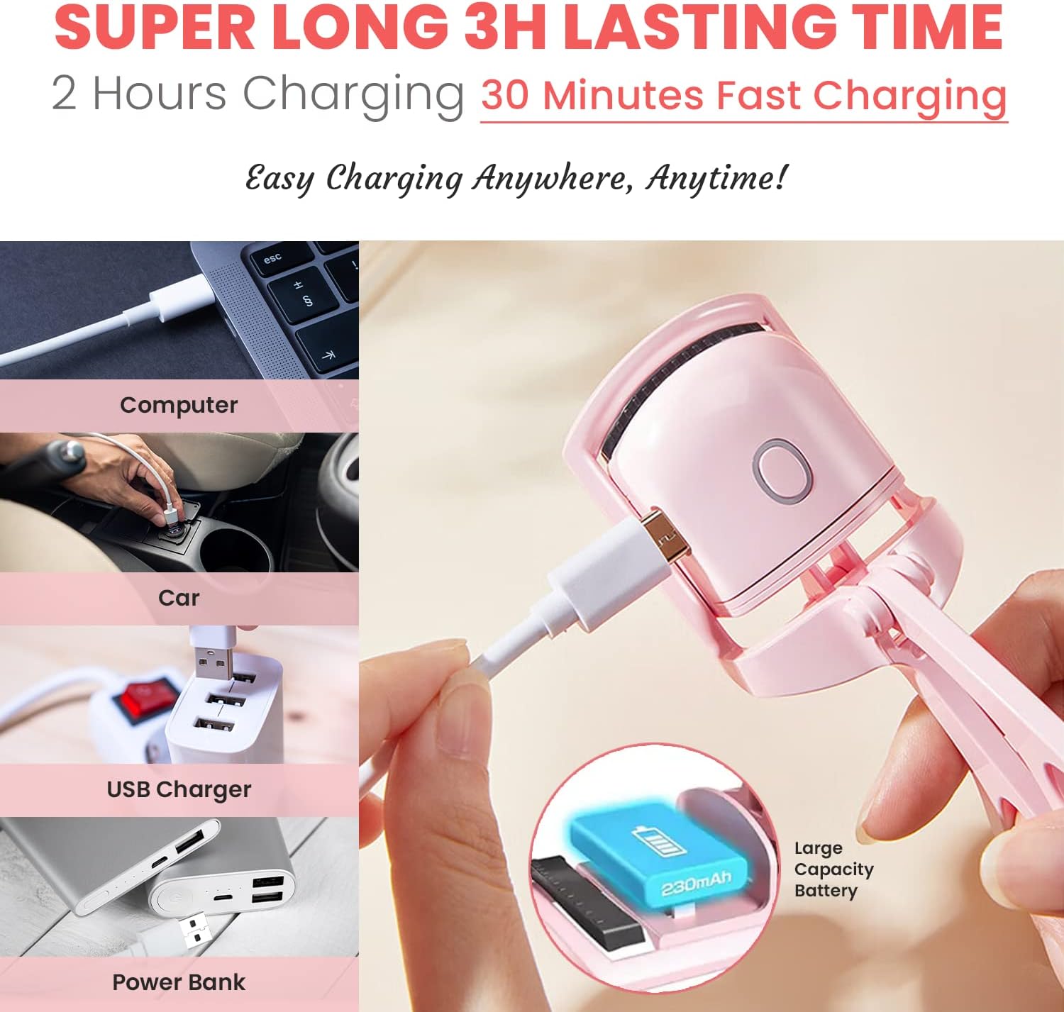 LuxeCurl Pro™ Eyelash Curler