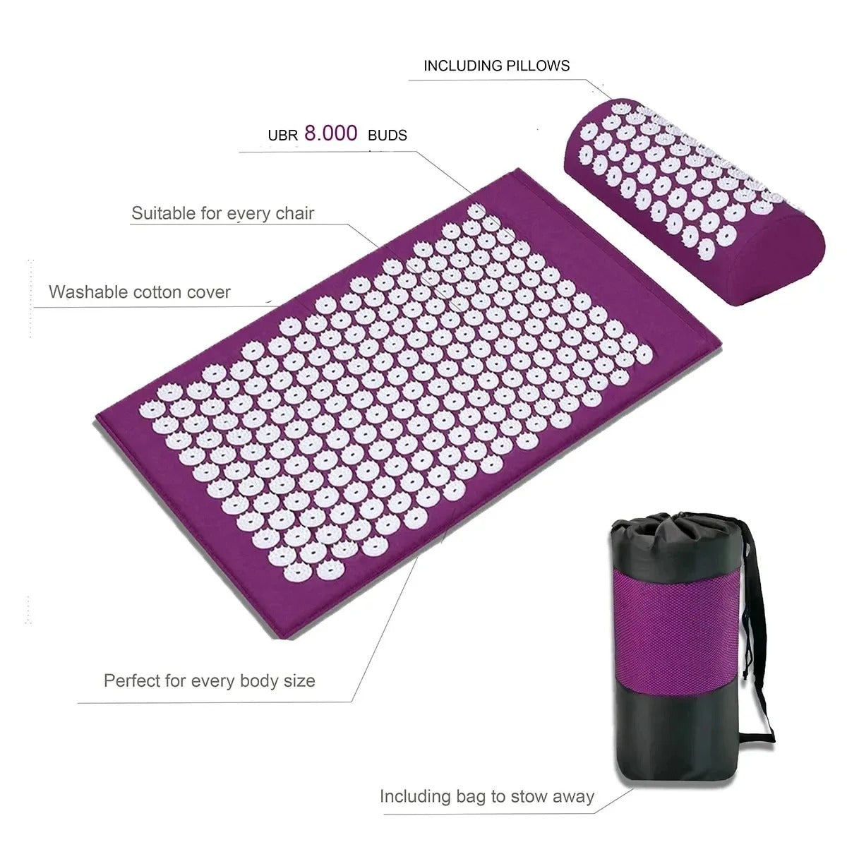 Zennly™ Acupuncture Yoga Mat