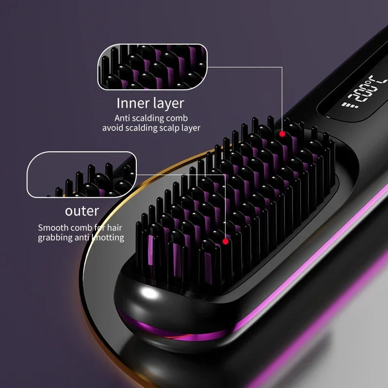 IonComb+ Hair Straightening Brush